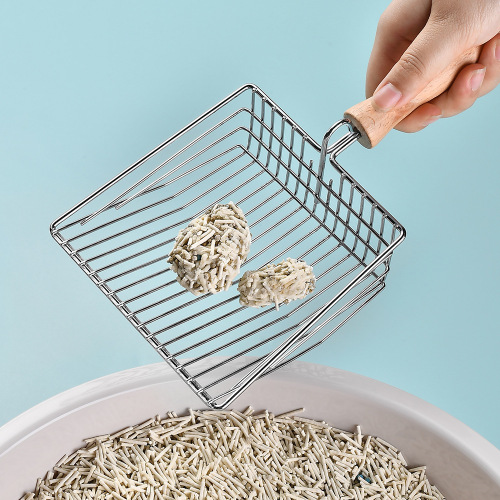 Factory direct supply metal cat litter shovel pet supplies cat poop shovel bentonite cat litter shovel cleaning tool