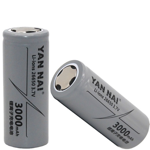 Wholesale factory 26650 lithium battery 3.7V rechargeable battery 2500-3000mAh strong light flashlight rechargeable