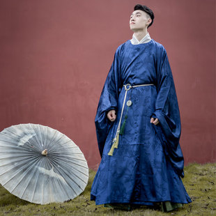 Новые костюмы, легкая халат, одиночная одежда, взрослый ханфу -студенческий стиль китайского стиля.