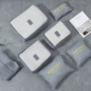 Gray seven -piece set