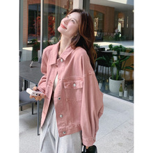 浅色大连欧货女式高端牛仔外套高级感欧货vintage古着日杂风夹克