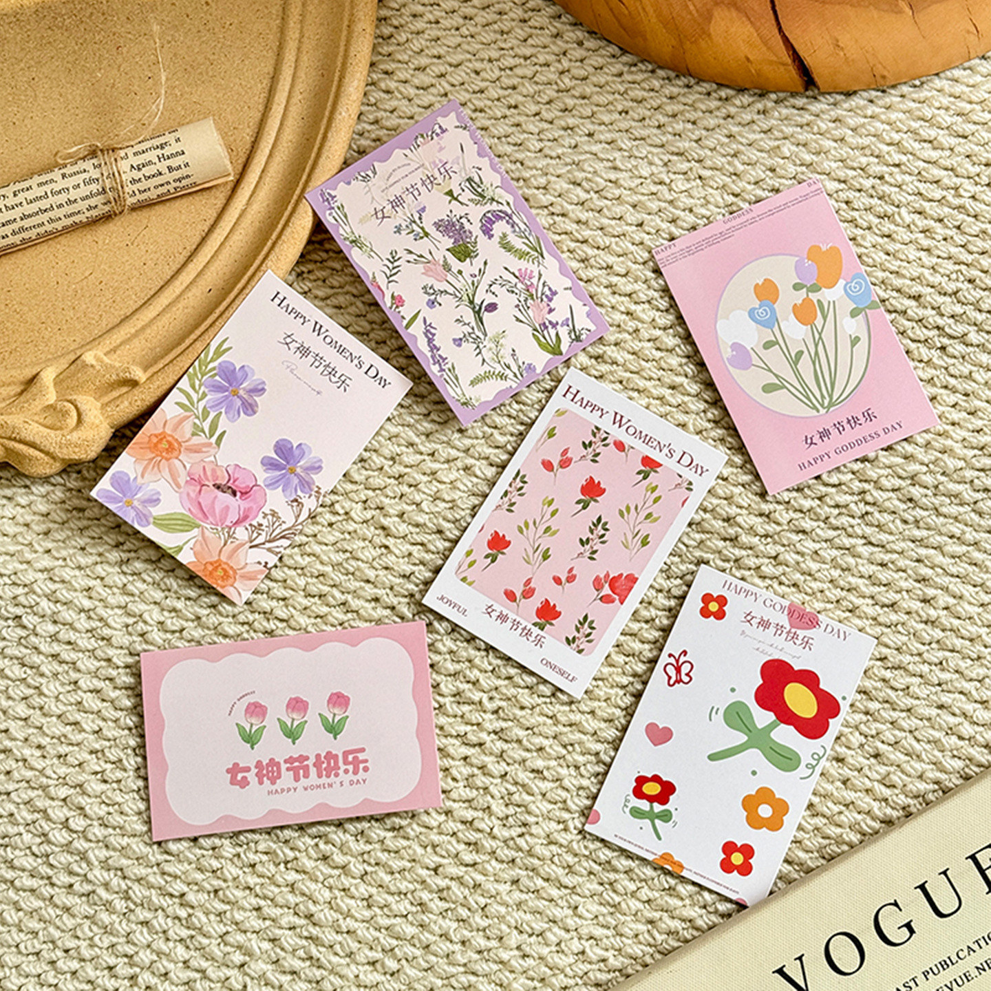 Tarjetas Decorativas para Ramos de Flores 520 de Cartón Blanco para DIY image 4