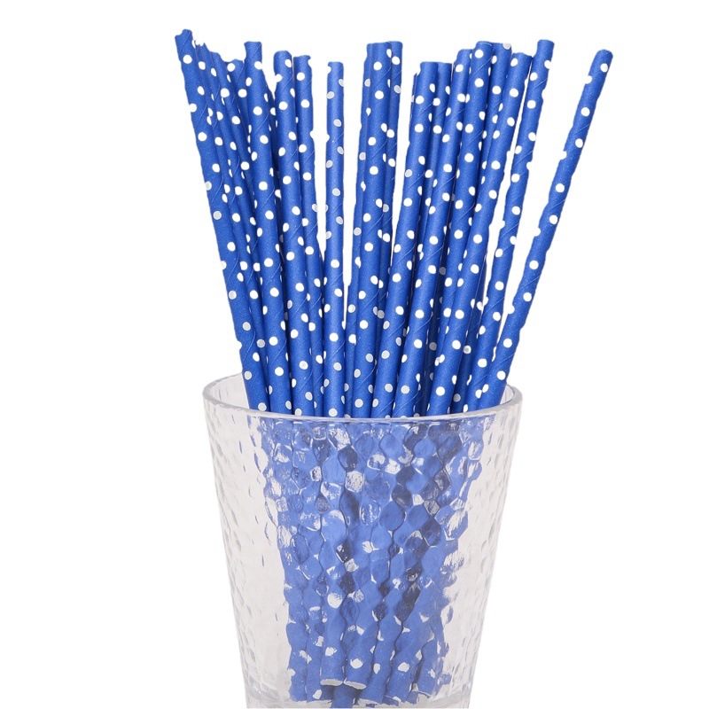 Gran cantidad en stock al por mayor paja de papel desechable paja de papel degradable pequeña paja de punto