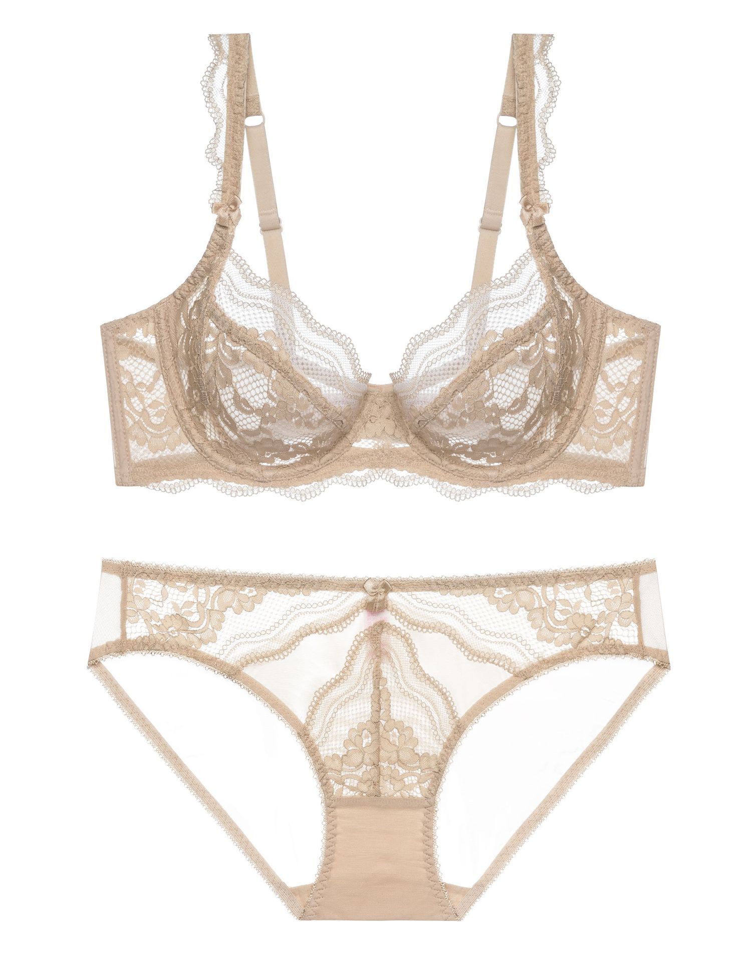 Sujetador rojo transfronterizo ropa interior de encaje sexy traje de mujer de alto grado sin costuras puro deseo pequeño pecho empuja hacia arriba el sujetador Delgado