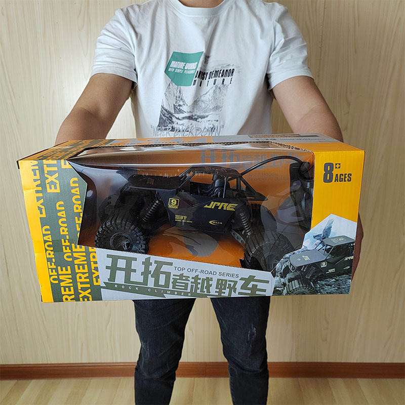 Street Stall Popular Model 1:14 Two-Channel Wireless Steering Wheel Remote Control Toy Car Mountain Off-Road Vehicle Climbing Electric Racing Car