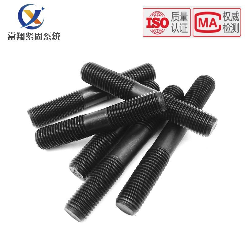 8.8级高强度双头螺栓GB901高压螺丝螺纹丝杆螺柱M810M12M16M20M39