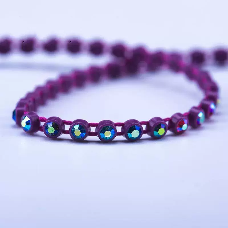 Direct sales 8#Single AB color multi -color thread drill 3mm single -row A -level drill plus dense diamond chain craftsmanship accessories
