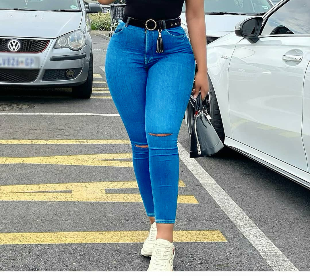 Transfronterizo a principios de otoño nuevos Pantalones de mujer Amazon deseo moda europea y americana Internet celebridad Delgado estiramiento Comercio exterior Denim pantalones ajustados