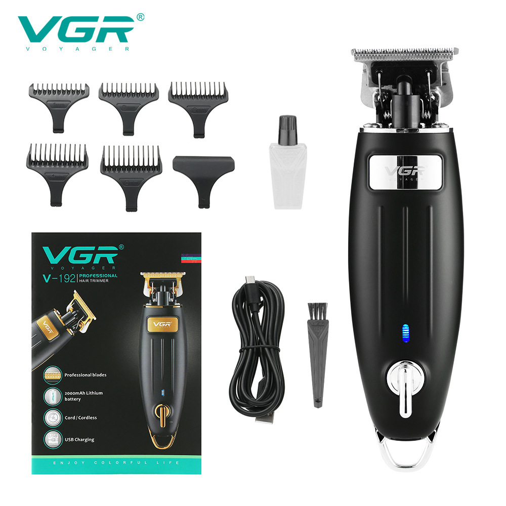 VGR192 Oil Head Hair Clipper with Long Battery Life, Charging Hair Trimmer, Salon Home Use, Cross-Border New Product, Salon Head Shaver