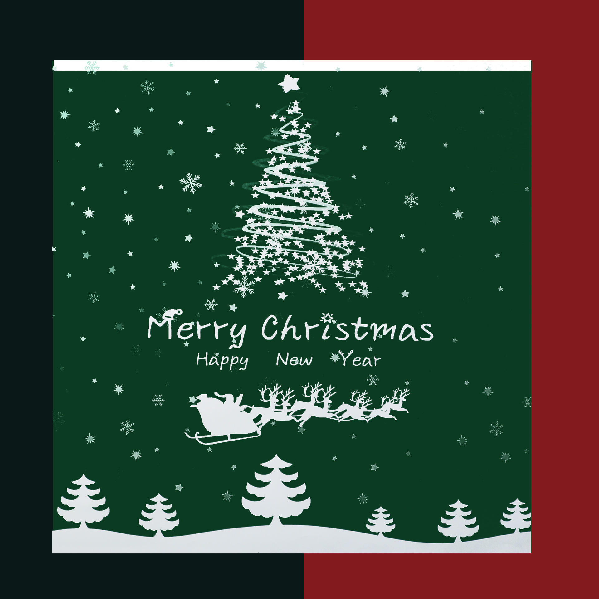 Lizhi Ran Papel de regalo de Navidad Papel de regalo de ramo de flores Papel de regalo de manzana Papel de regalo impermeable