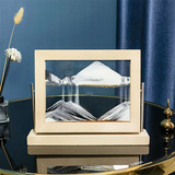 3D щупальника и живопись из букового деревянного орнамента песчаные песочные песочные песчаные крафты