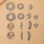 新款复古百搭树叶吊坠