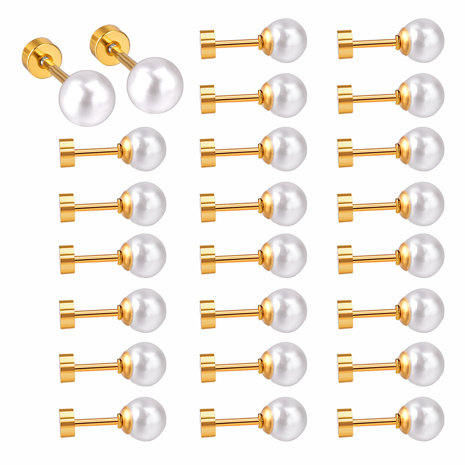 Brand classic retro earrings from pearl