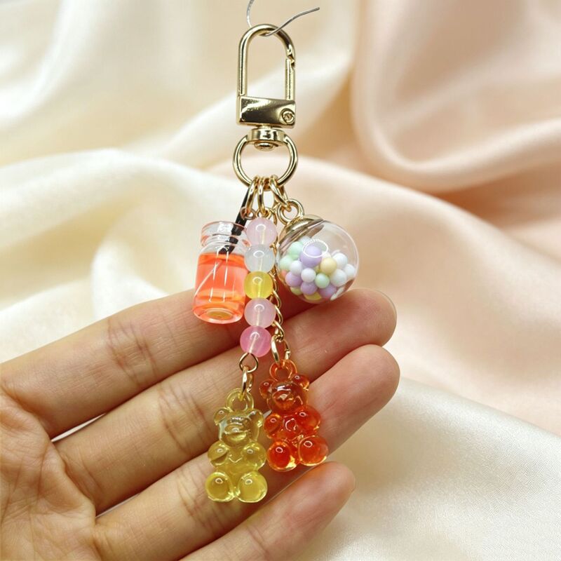 Cute Cartoon Artificial Candy Rainbow Gummy Bear Pendant Keychain Ins Soda Balloon Pendant Ccd Hanging Chain Cute Cartoon Artificial Candy Rainbow Gummy Bear Pendant Keychain Ins Soda Balloon Pendant Ccd Hanging Chain