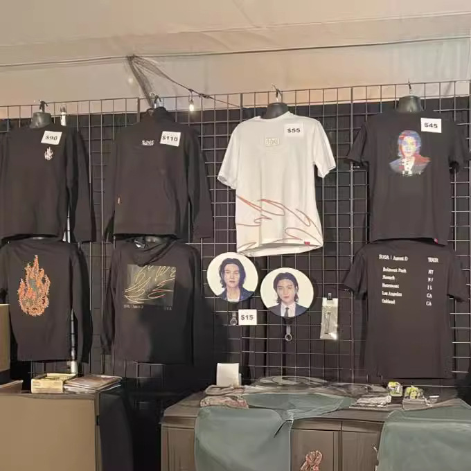 跨境货源Suga Agust D Tour T恤短T长T suga演唱会周边卫衣加logo