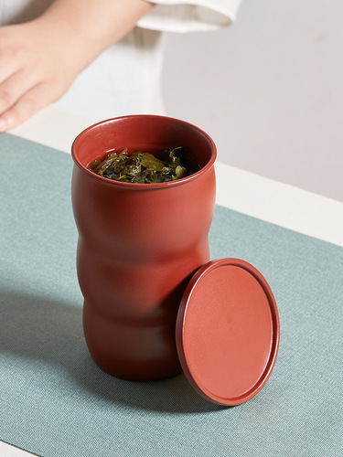 BB4C wholesale Yixing double-layer insulated purple sand cup men's tea cup boss office cover cup large capacity pottery