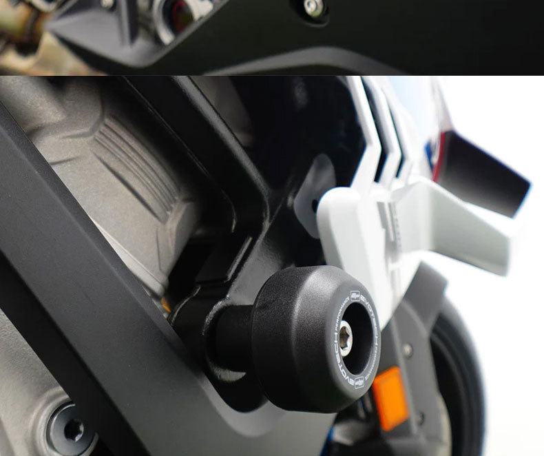 Suitable for Bmw S1000Rr 25-26 Model Year Modification Parts, Motorcycle Body Protection Anti-Fall Bars, Anti-Fall Balls, Anti-Fall Rubber