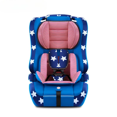 Car child safety seat car simple portable seat for 9 months -12 years old baby baby child (Car child safety seat) - five-pointed-star