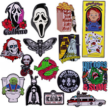 90s Halloween Horror Movie Collection Enamel Pin Brooches Ba