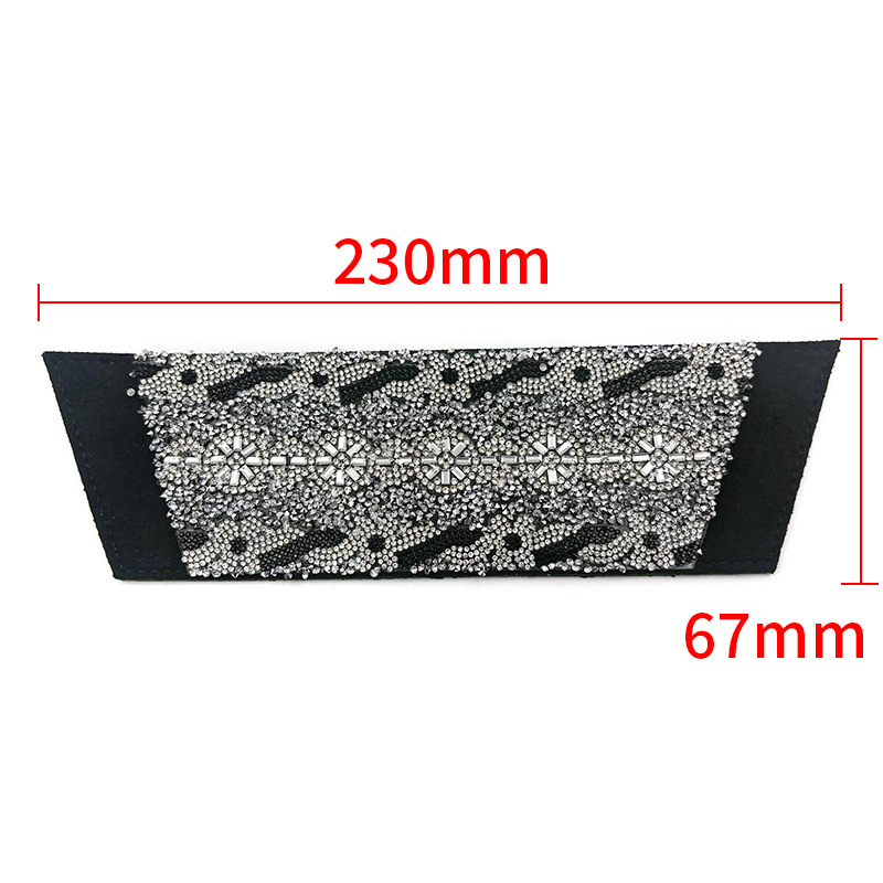 Nuevos accesorios de zapato DIY una sola forma de sandalias de diamante semiacabados zapatillas taladro superior