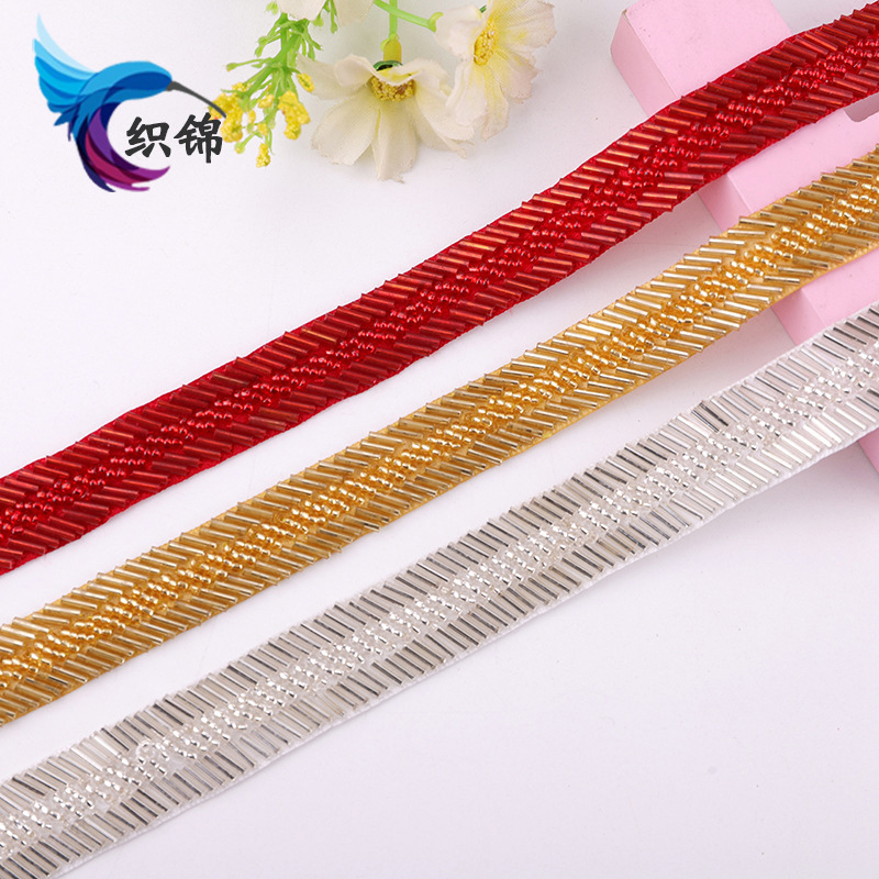 Multicoloured beads handmade