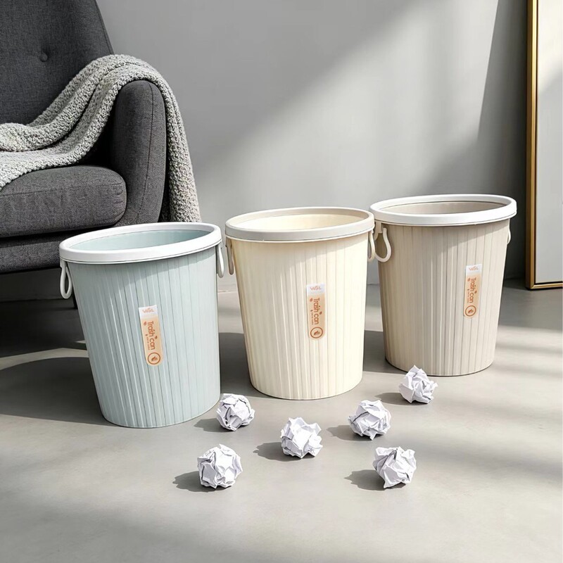 Wanshole 228/229 Household Edge Ring Plastic Trash Can Kitchen Sanitary Bucket Tea Bucket Paper Basket Wanshole 228/229 Household Edge Ring Plastic Trash Can Kitchen Sanitary Bucket Tea Bucket Paper Basket