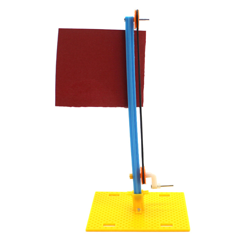 Campo de trigo en la pintura: izar la bandera