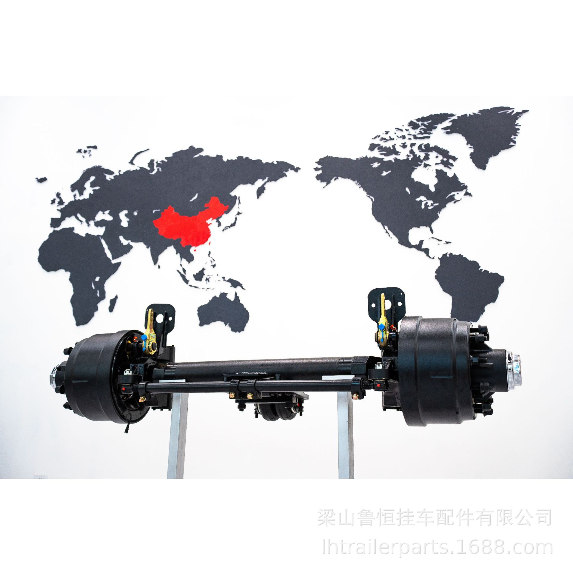 Special Vehicle Axle, Heavy-Duty Vehicle Axle, Semi-Trailer Follow-Up Steering Axle, Steering Axle Can Be Customized, Factory Direct Sales