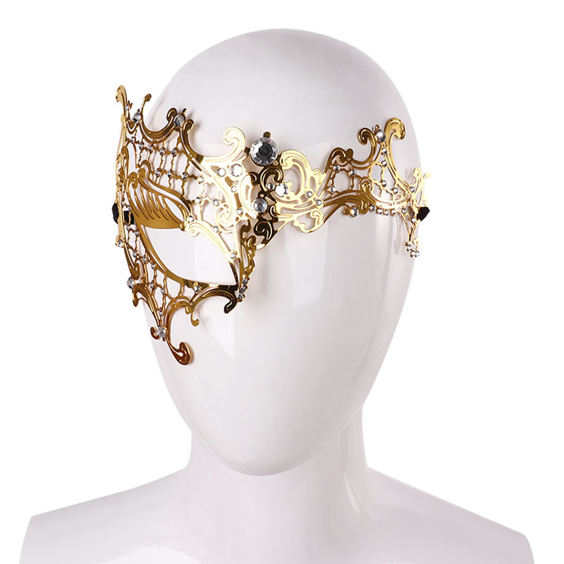 Halloween Butterfly Metal Carnival Party Mask 1 Piece display picture 1