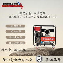 美国瑟维尔8寸汽油机水泵SW8CQY 双缸 风冷 应急防汛 园林灌溉