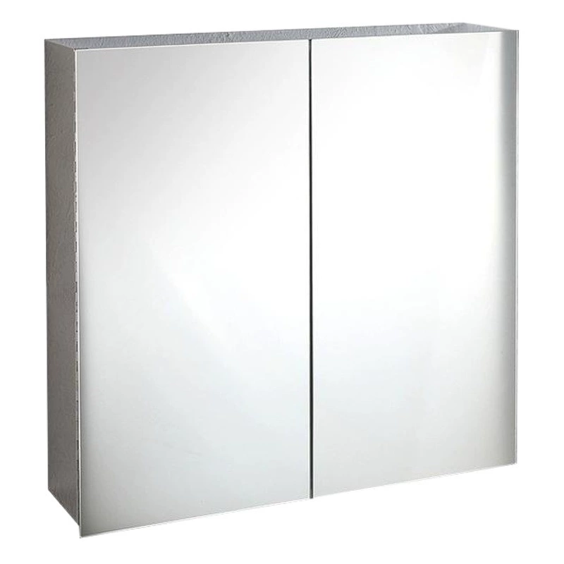 Оптовая продажа трансграничных товаров: настенный шкаф-зеркало из нержавеющей стали 304, простой современный утолщенный шкаф для хранения в ванной комнате