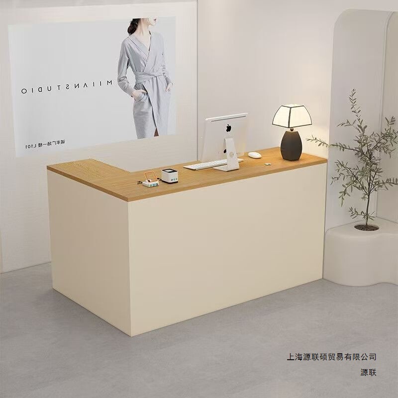 Clothing Store Small Front Desk Cashier Counter Company Bar Counter Table Beauty Salon Reception Desk Counter Computer Desk Office Desk
