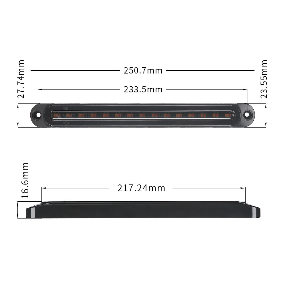 Cross-Border In-Stock 30Led Spotlight Tail Light E4 Car Pickup Truck Sequential Light 12-24V Amazon Mk-013