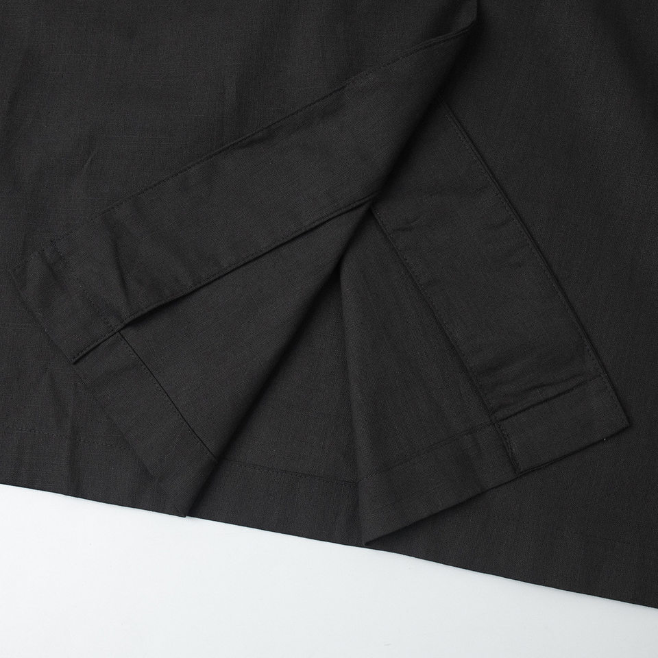 Bộ đầm hai món nữ áo cardigan cổ chữ V dài tay phối quần ống rộng — Màu be, Xanh lá cây, màu đen chi tiết 23