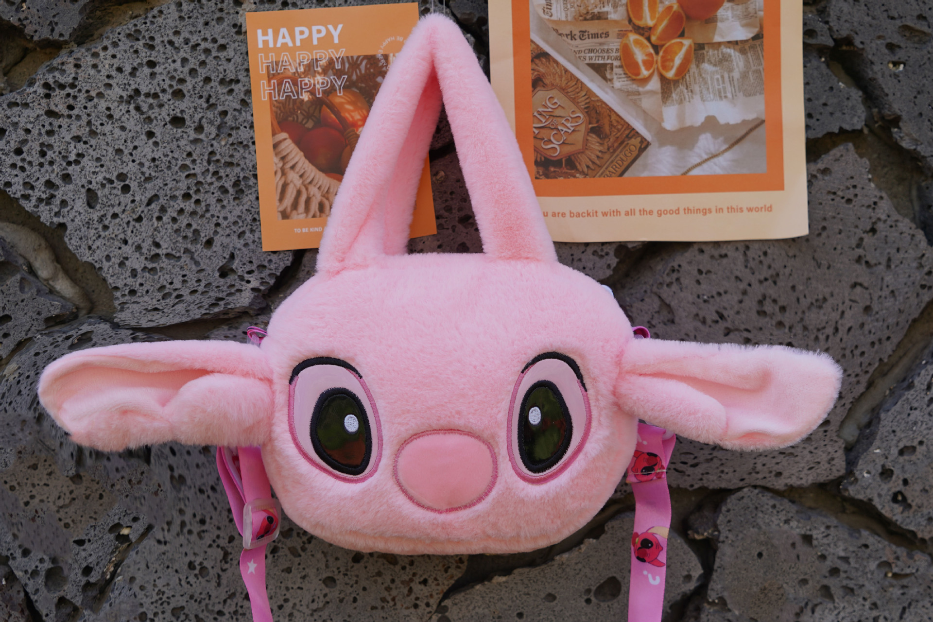 Juguete de peluche Muñeca de agarre de 8 pulgadas Cute Yugui Dog Bolsa diagonal Dibujos animados Melody Girl Heart Kulomi Bag