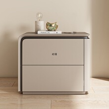 轻奢实木床头柜极简意式卧室家具环保木制收纳柜厂家直销送货上门