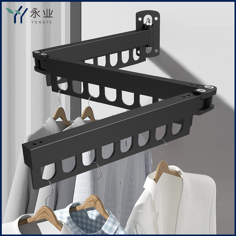 Transfronterizos pared tipo cabina de secado de ropa plegable cabina de almacenamiento de secado de ropa espacio de aluminio balcón cabina de almacenamiento de varilla de secado al por mayor