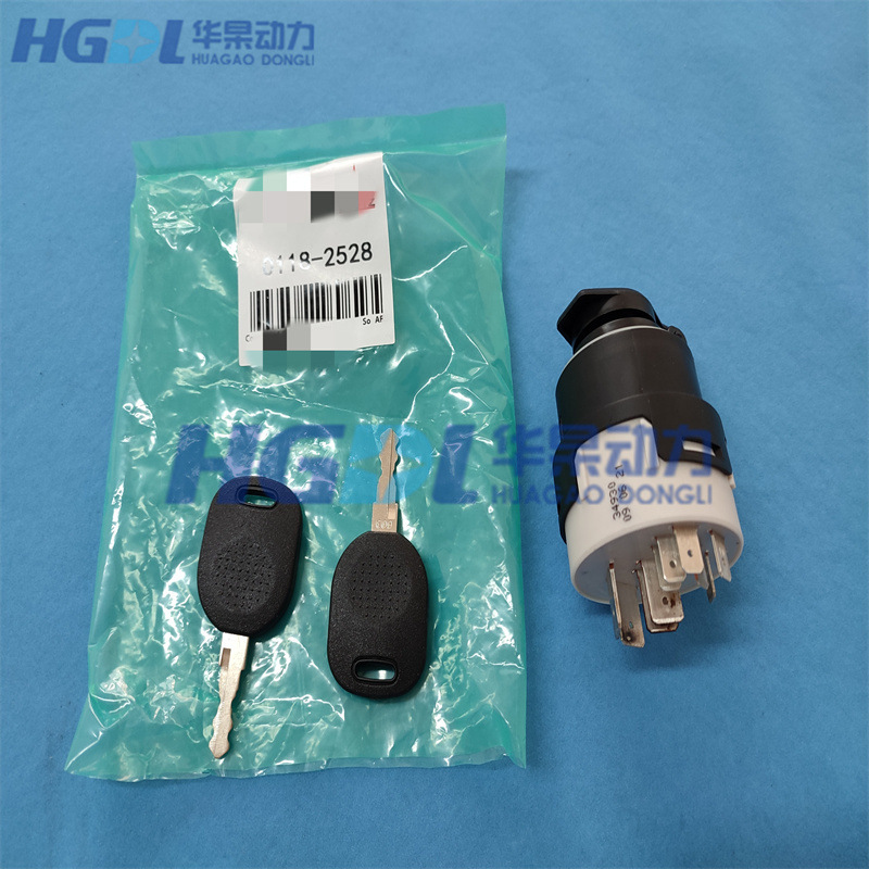 点火开关01182528适用于道依茨发动机F4L914/D914L04启动开关总成