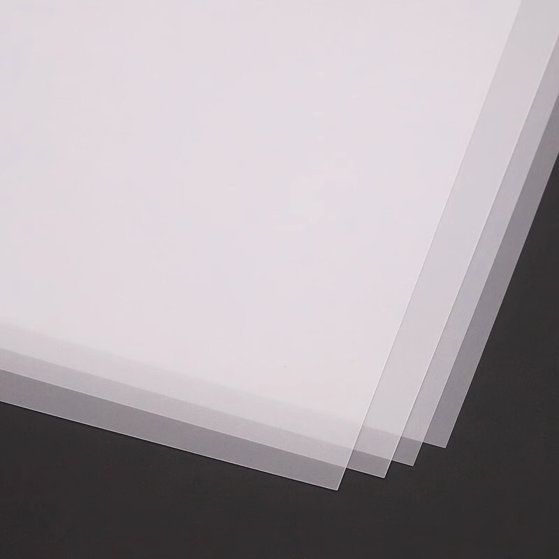 0.2mm0.3mm Heat Shrinkable sheet polished translucent transparent shrink sheet color lead hand painted DIY pendant material A4