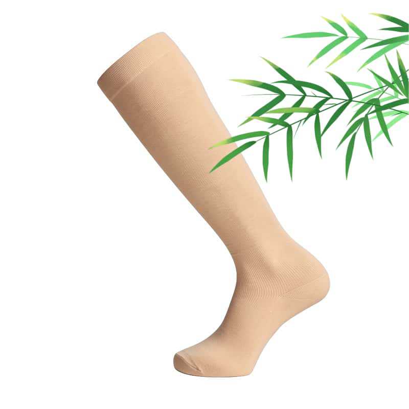 Medias de Compresión con Punta Abierta de Fibra de Bambú y Nailon, Absorción de Sudor, para Deporte y Descanso image 16