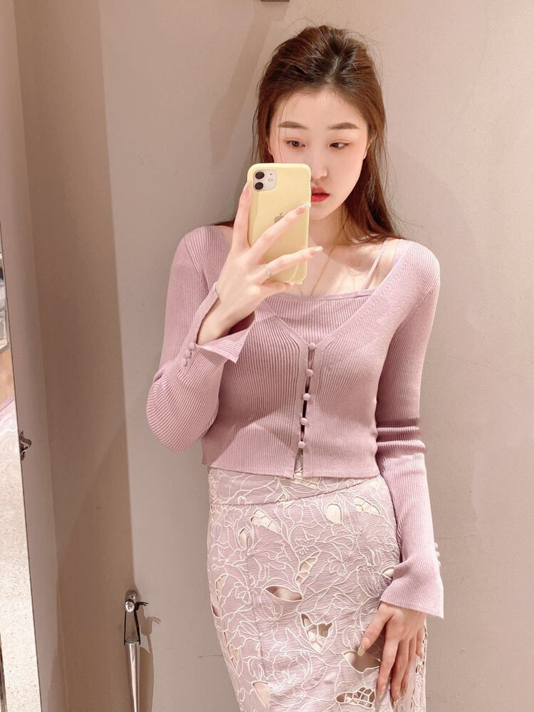 A1384 1220K ÁO SƠ MI NỮ GUATDZI ÁO LEN DÁNG DỘNG CẢ BỘ 2 MÓN THỜI TRANG NỮ G04 SẢN PHẨM MỚI