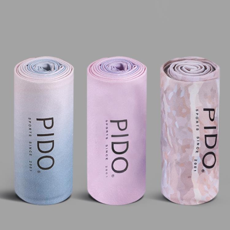 Pido Yoga Towel Non-Slip Non-Slip Sweat-Absorbent Towel Portable Widened Foldableing Yoga Mat Printed Blanket