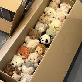 Little小动物公仔玩偶卷毛小号可爱毛绒玩具抓机娃娃儿童婚庆礼物