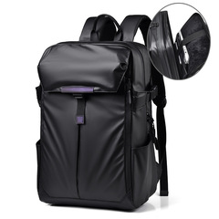 Cross-border new men's sports casual dual shoulder bag, large capacity waterproof dual shoulder backpack, multi-functional laptop dual shoulder bag