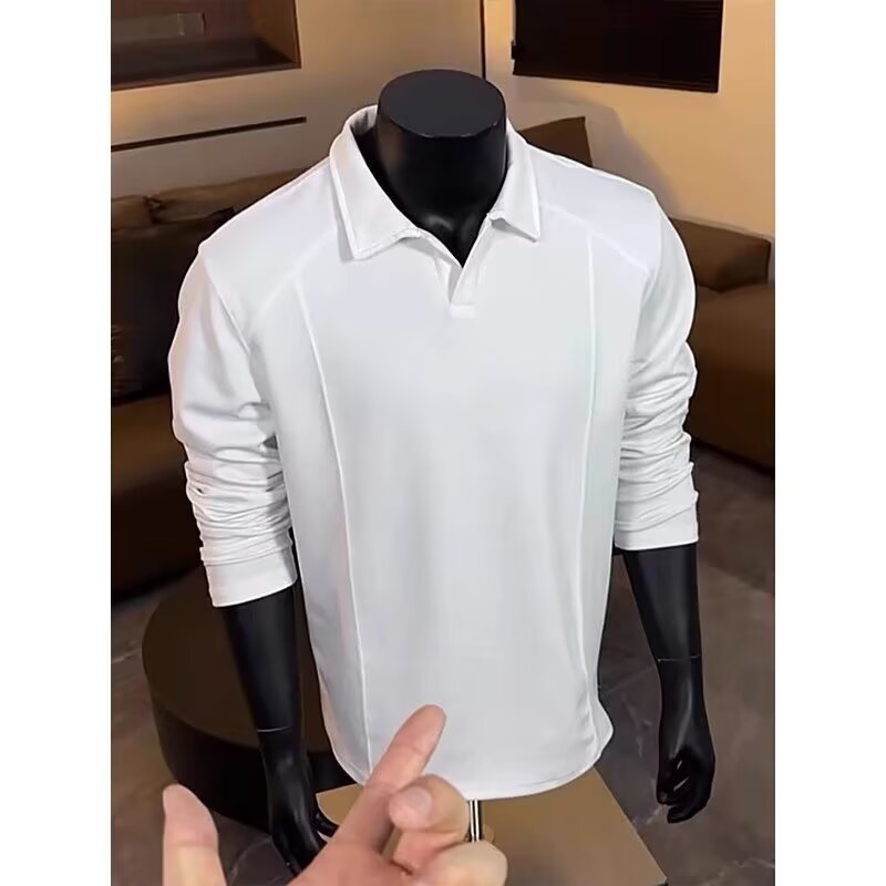 简约气质潮流ins曼巴棉长袖T恤原宿新款日系文艺百搭流行慵懒时尚