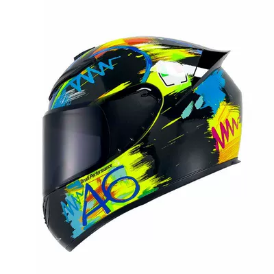 Motorcycle Safety Supplies — Aliexpress Cycling Helmet, Dropshipping - qk111-graffiti-with-black-mirror-foreign-trade-edition-s