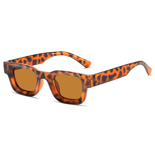 Cross-border new concave women's sunglasses, European and American fashion trend, small square men's glasses, foreign trade hip-hop personality sunglasses