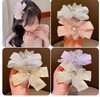 Children's hairgrip with bow for princess, three dimensional hairpins, tiara, hair accessory