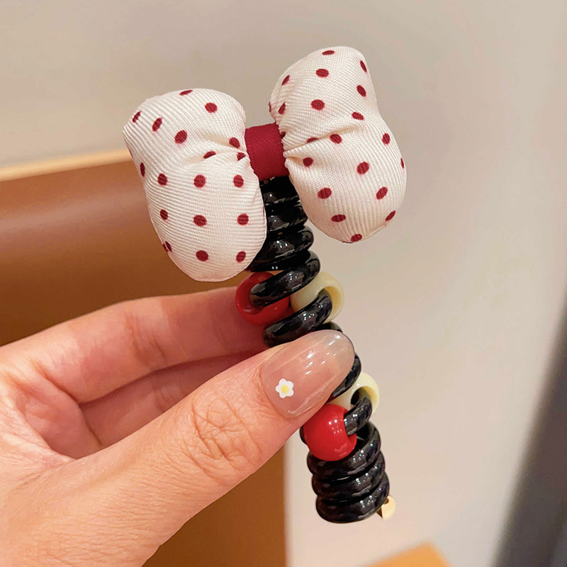 クロスボーダー編み込み電話コードヘアゴムパールストレート編み込みツール女性のハイポニーテールバブル編み込みヘアロープヘアアクセサリー|undefined