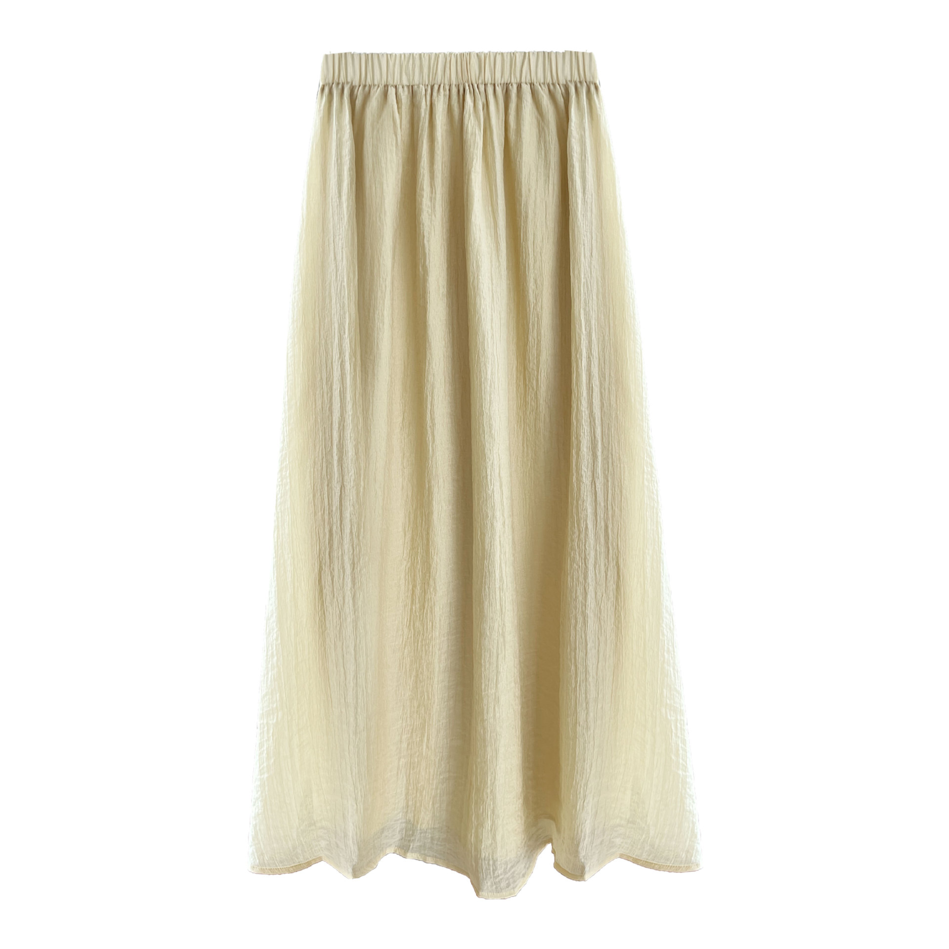 Gentle Drawstring Lace Pleated Sun Protection Shirt Skirt Two Piece Set Vacation Suit